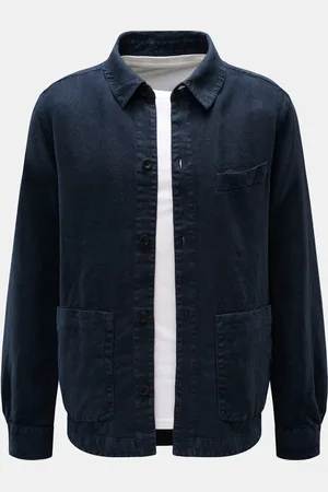 04651/A TRIP IN A BAG Herren - Leinen-Overshirt