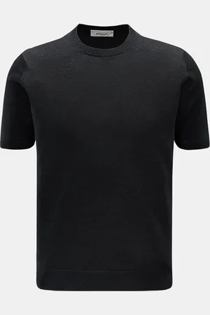 FILIPPO DE LAURENTIIS Herren - Feinstrick-Kurzarmpullover