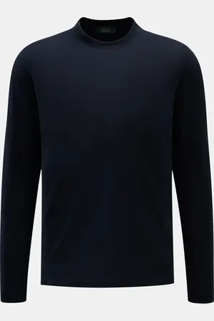 ZANONE Herren - Rundhals-Longsleeve