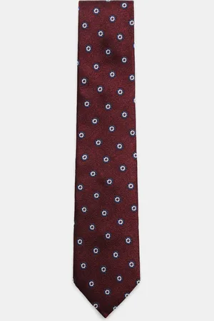 Ermenegildo Zegna Herren - Seidenkrawatte /blau/offwhite gemustert