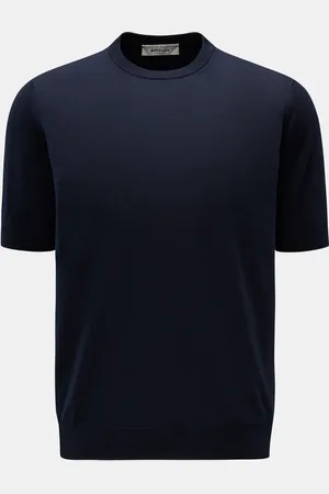 FILIPPO DE LAURENTIIS Herren - Feinstrick-Kurzarmpullover