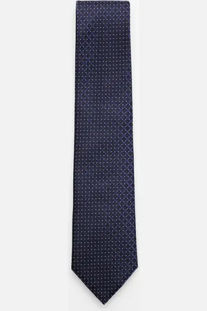 Ermenegildo Zegna Herren - Seidenkrawatte /schwarz/weiß gemustert
