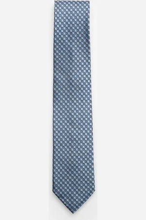 Ermenegildo Zegna Herren - Seidenkrawatte /schwarz gemustert
