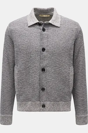 MAURIZIO BALDASSARI Herren - Cardigan /weiß meliert