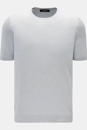 Gran Sasso Herren - Seiden-Kurzarmpullover