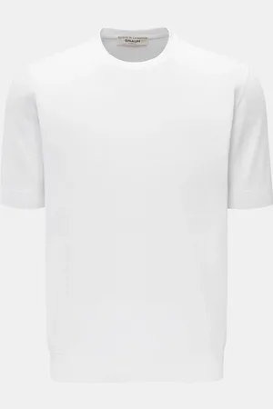 FILIPPO DE LAURENTIIS Herren - Feinstrick-Kurzarmpullover