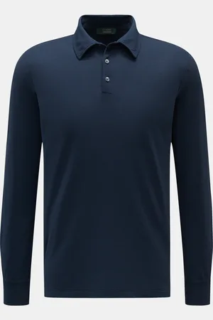 ZANONE Herren - Longsleeve-Poloshirt