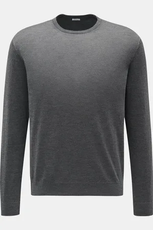 Malo Herren - Cashmere Rundhalspullover meliert