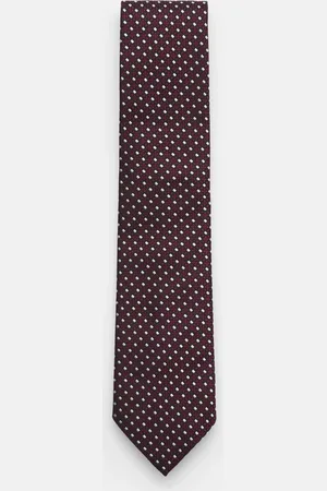 Ermenegildo Zegna Herren - Seidenkrawatte schwarz/ /offwhite gemustert