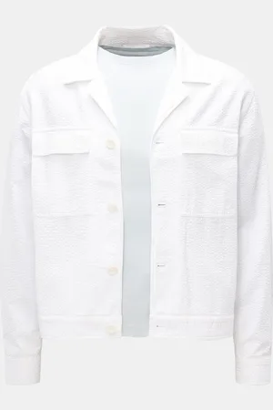 04651/A TRIP IN A BAG Herren - Seersucker-Overshirt