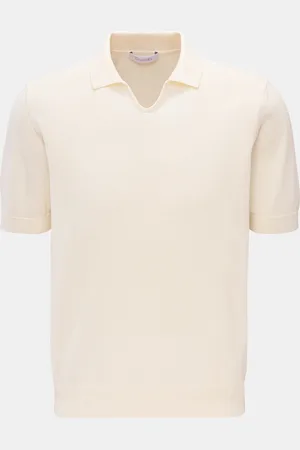 Cruciani Herren - Kurzarm-Strickpolo