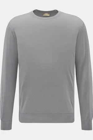 Cruciani Herren - Feinstrick-Rundhalspullover