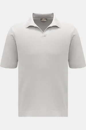 Cruciani Herren - Kurzarm-Strickpolo