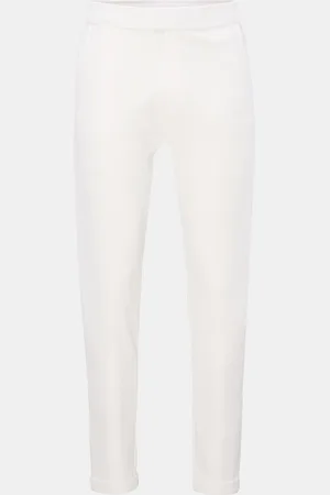 Majestic Herren - Leinen Sweathose meliert