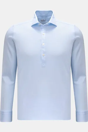 SONRISA Herren - Popover-Hemd Haifisch-Kragen