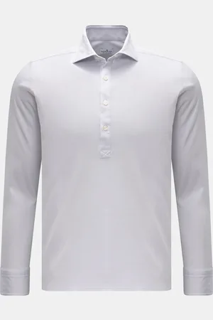 SONRISA Herren - Popover-Hemd Haifisch-Kragen