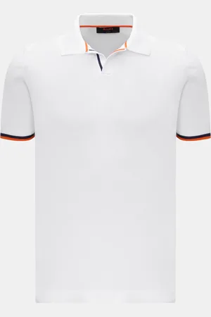 MOORER Herren - Kurzarm-Strickpolo 