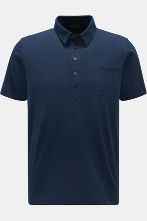 MOORER Herren - Jersey-Poloshirt 