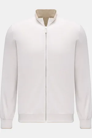 MOORER Herren - Wende-Strickjacke 