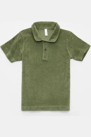 04651/A TRIP IN A BAG Herren - Kinder Frottee-Poloshirt 