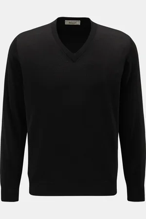 FILIPPO DE LAURENTIIS Herren - Feinstrick-V-Neck Pullover