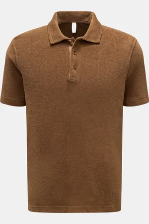 04651/A TRIP IN A BAG Herren - Frottee-Poloshirt 