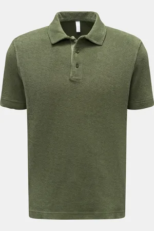 04651/A TRIP IN A BAG Herren - Frottee-Poloshirt 