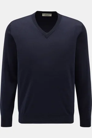FILIPPO DE LAURENTIIS Herren - Feinstrick-V-Neck Pullover