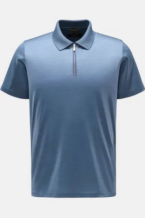 MOORER Herren - Jersey-Poloshirt 