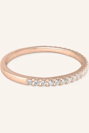 VEYNOU Ring MARA aus 18 Karat Roségold und 0,10ct. Diamanten