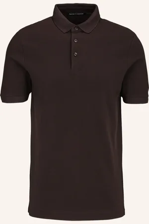 Trusted Handwork 1/2-Sleeve Polo Shirt with Flatknit Collar