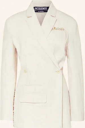 Jacquemus Blazer LA VESTE TIBAU BRODEE mit Leinen