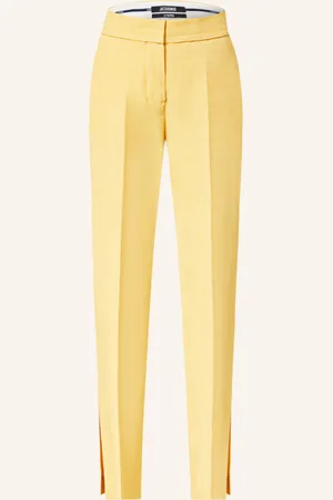 Jacquemus Hose LE PANTALON TIBAU mit Leinen