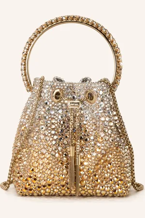 Jimmy Choo Handtasche BON BON BUCKET mit Schmucksteinen
