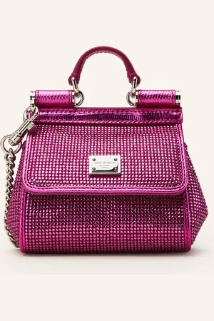 Dolce & Gabbana Handtasche SICILY MINI mit Pailettenbesatz