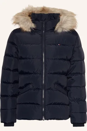 Tommy Hilfiger Daunenjacke mit abnehmbarem Kunstpelz