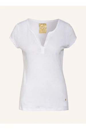 Mos Mosh T-Shirt TROY mit Leinen