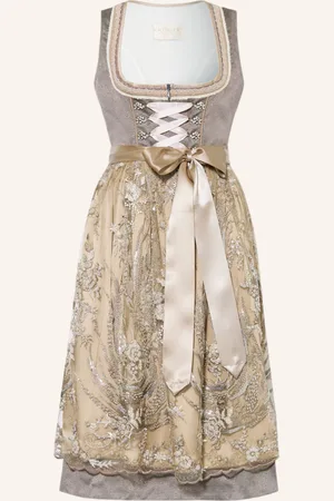 KRÜGER Dirndl FREJA mit Schmucksteinen und Perlen