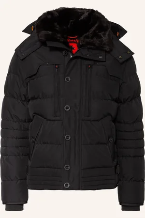 Wellensteyn Steppjacke STARSTREAM mit abnehmbarer Kapuze und Kunstfellbesatz