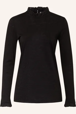 Rich & Royal Longsleeve im Materialmix