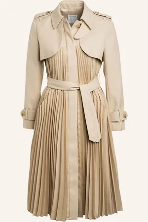 Sandro Trenchcoat mit Plissees