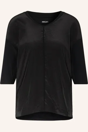 Marc Cain Blusenshirt mit 3/4-Arm im Materialmix