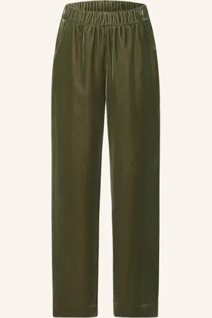 DARLING HARBOUR Marlenehose aus Samt
