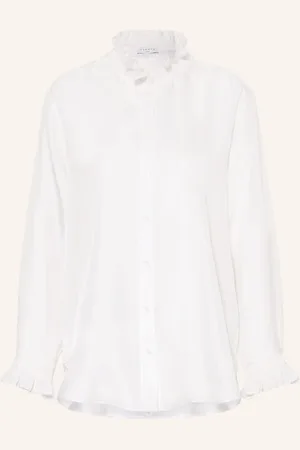 Sandro Seidenbluse mit Rüschen