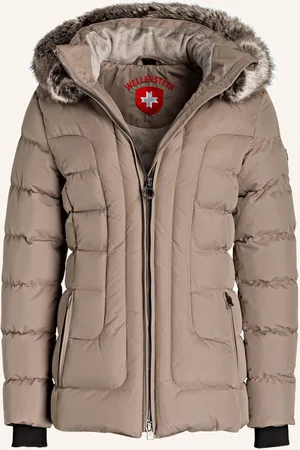 Wellensteyn Steppjacke BELVITESSE mit abnehmbarem Kunstfell