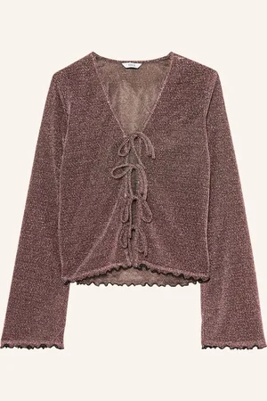 Envii Strickjacke ENHYENA mit Glitzergarn