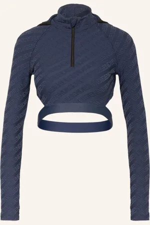 Fendi Cropped-Longsleeve RAMA mit Cut-outs