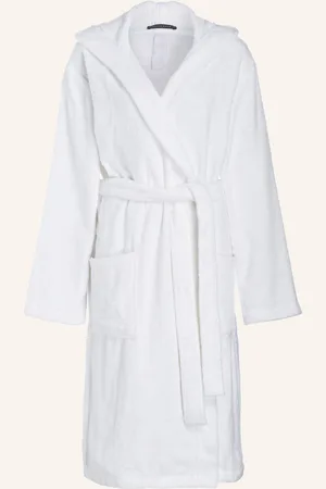 Schiesser Damen-Bademantel ESSENTIALS mit Kapuze