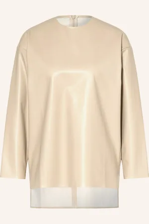Wolford Shirt in Lederoptik mit 3/4-Arm