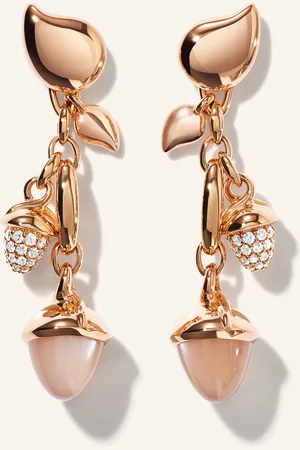 TAMARA COMOLLI Ohrringe OHRRINGE MIKADO DANGLING 2 ACORNS - 